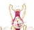 Mid 19th Century Antique English Porcelain Gilt & Painted Three-Piece Urn / Vase Garniture Set For Sale - Image 5 of 10