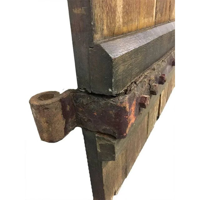 Dutch Oak Door from Church, the Haque For Sale - Image 6 of 10