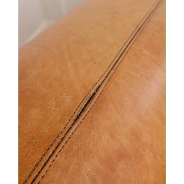 Vintage Ralph Lauren Leather Sofa by Henredon For Sale - Image 14 of 16