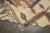 Rustic Vintage Zabihi Collection Room Size Rustic Swedish Kilim - 8'5" x 10'5" For Sale - Image 3 of 11