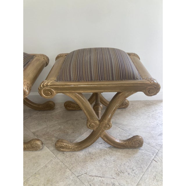 French Regency Ottomans - A Pair For Sale - Image 9 of 10