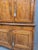Antique French Elm Deux Corps Buffet Cabinet With Inlay and Fitted Interior For Sale - Image 16 of 18