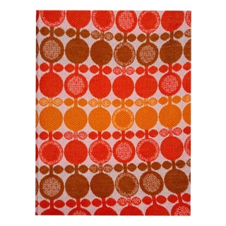 Mid-Century Modern German Fabric Bale for Curtains, 1970s For Sale