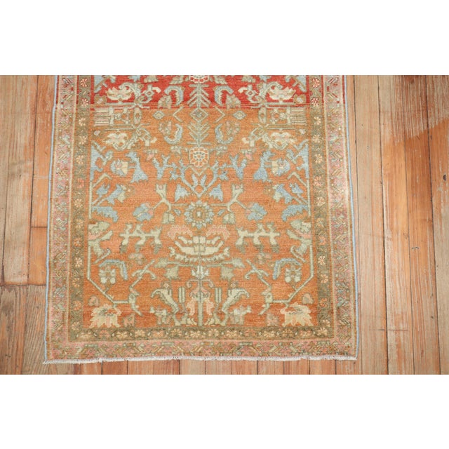 Antique Zabihi Collection Persian Malayer Scatter Rug For Sale - Image 4 of 9