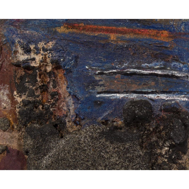 Juliet Holland Signed “Sand Script 15” Mixed Media Assemblage For Sale - Image 4 of 7