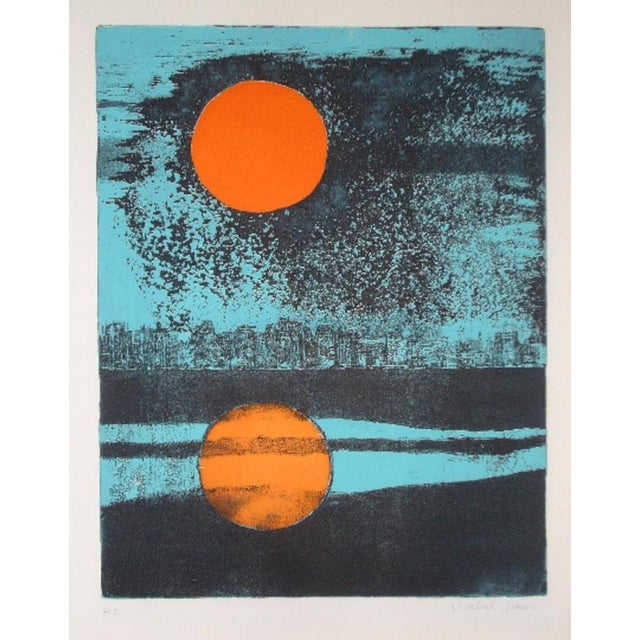 Isabel PONS Composition 5, 1973. Etching and aquatint on Rives, signed and numbered in pencil by the artist. Print run: 75...