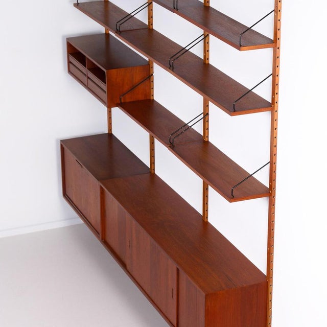 Royal System Wall System in Teak by Poul Cadovius for Cado, 1960s For Sale - Image 6 of 11