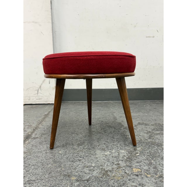 Room & Board Room & Board Murphy Stool Walnut + Upholstery For Sale - Image 4 of 12