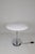 White Space Age Tris Glass Table Lamp with Chrome Base from Fontana Arte, Italy, 2000 For Sale - Image 8 of 13