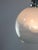 Vintage Italian Chrome and Glass Pendant Lamp For Sale - Image 12 of 14