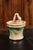 Rustic French 19th Century Green and Yellow Glazed Pottery Hanging Planters - A Pair For Sale - Image 3 of 13