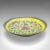 1900s Antique Victorian Chinese Famille Jaune Decorative Dish For Sale - Image 10 of 10