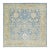 10' X 10' Modern Sultanabad Hand-Knotted Wool Area Rug - Slate Blue & Sage For Sale