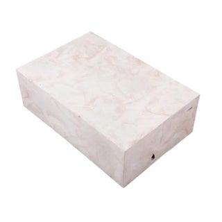 Rectangular White Wish Organic Teak Coffee Table 12 For Sale