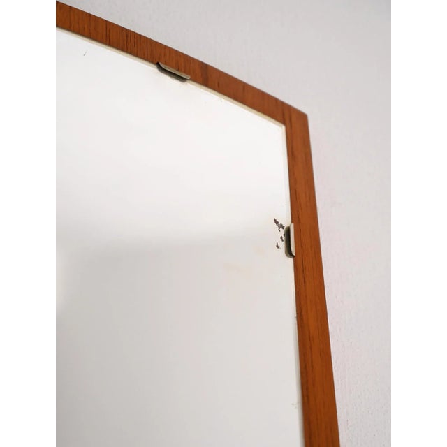 Vintage Scandinavian Teak Mirror, 1960s For Sale - Image 4 of 7