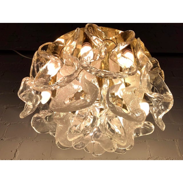 Chandelier in Crystal Ice Glass by J. T. Kalmar for Kalmar Franken KG, 1960s For Sale - Image 17 of 17