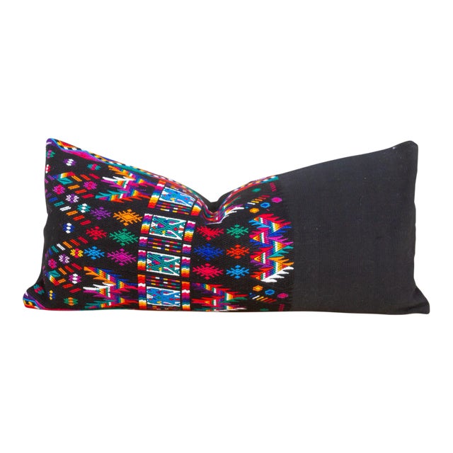 Vintage Mayan Brocade Eztli Pillow For Sale