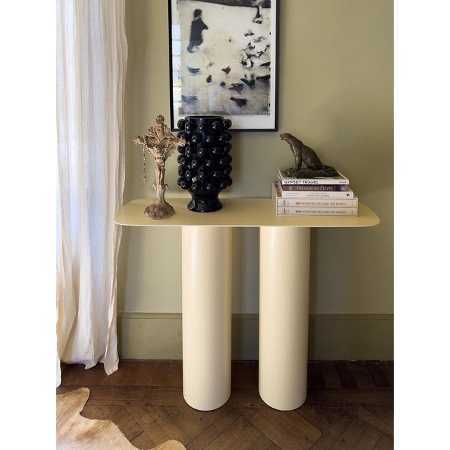 Luna 110 Metal Console Table by Laurence Du Tilly For Sale - Image 11 of 17