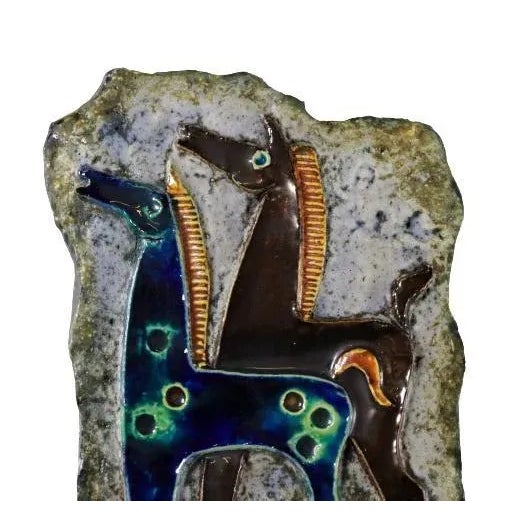 Wall Ceramic of Horses by Helmut Schäffenacker For Sale - Image 9 of 13