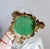 1970s Vintage Cut Crystal Compote on Ornate Gilt Pedestal | Hollywood Regency Centerpiece | Rococo Crystal Fruit Bowl For Sale - Image 5 of 8