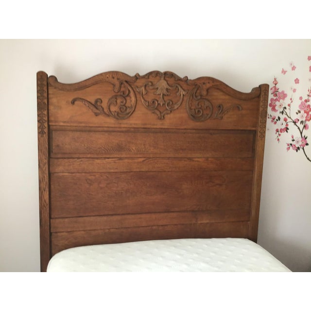 Antique Oak Full Victorian Full Frame Bed Chairish