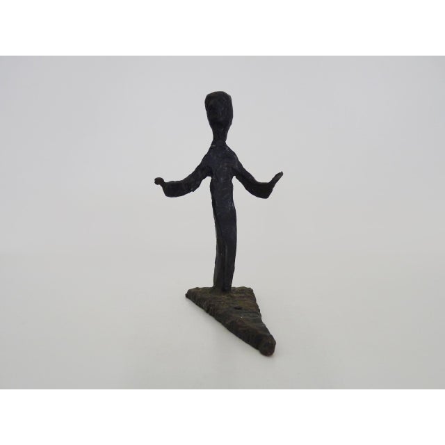 Brutalist Cast Iron Sculpture, 1960s For Sale - Image 4 of 8