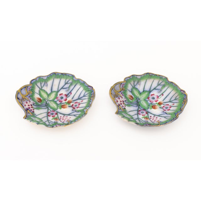 Sky Blue English Strawberry and Grape Motif Tableware, 3 For Sale - Image 8 of 13