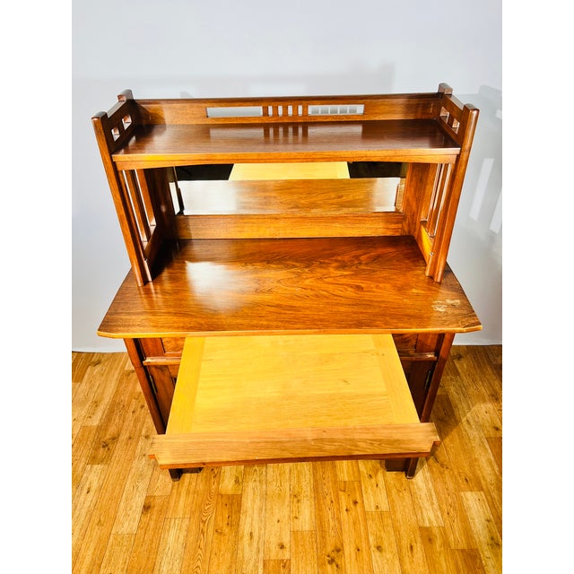 Antique German Art Nouveau Credenza with Mirror from Nic. Eckel Kaiserslautern, Germany, 1890s For Sale - Image 18 of 18