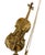1960's Italian Polished Bronze Violin Sculpture on Acrylic Base. For Sale In Los Angeles - Image 6 of 7