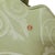 Wood Custom Celadon Green Damask Upholstered Reading Chaise Lounge With Rolled Arms For Sale - Image 7 of 7
