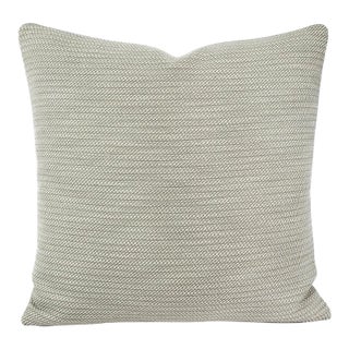 Contemporary Perennials Nit Witty in Nickel Indoor/Outdoor Pillow Cover For Sale