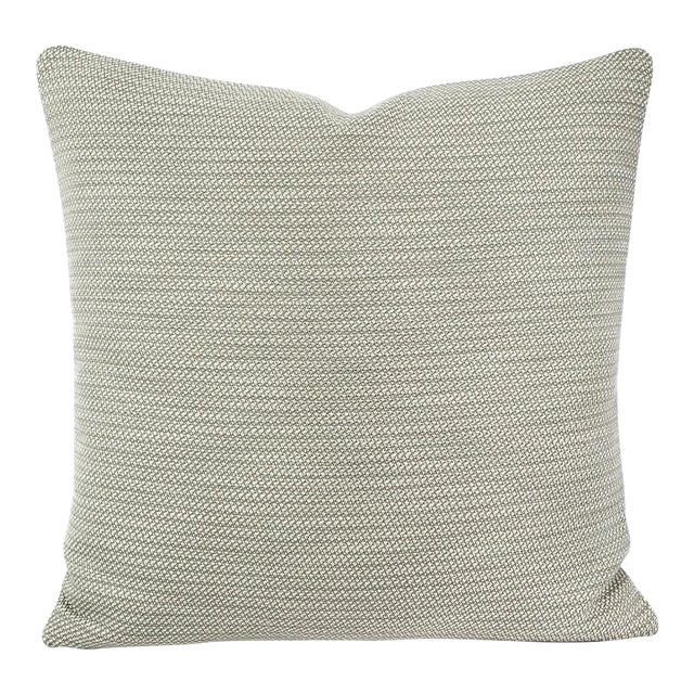 Contemporary Perennials Nit Witty in Nickel Indoor/Outdoor Pillow Cover For Sale