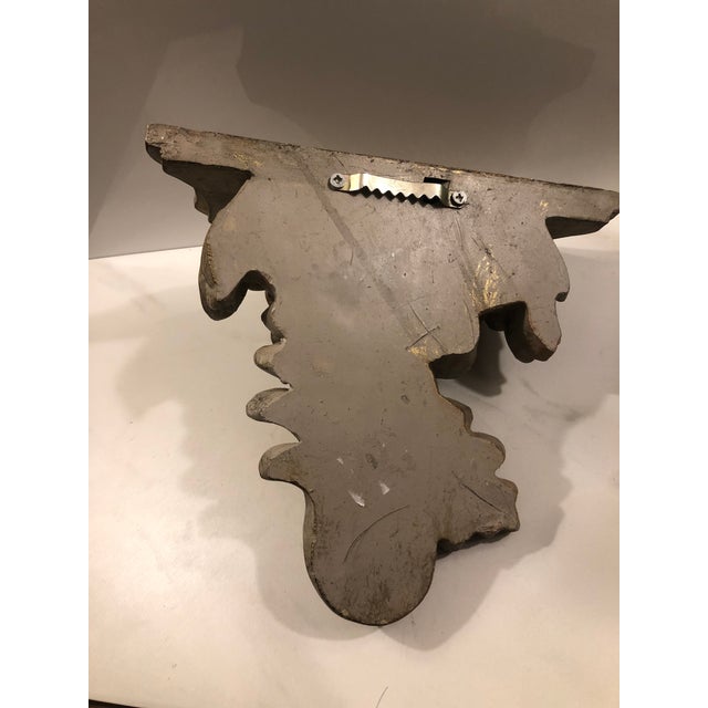 Vintage Hand-Carved Acanthus Leaf Wall Shelf For Sale - Image 6 of 11