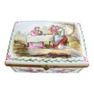 Antique French Trinket Vanity Box Circa 1900 For Sale