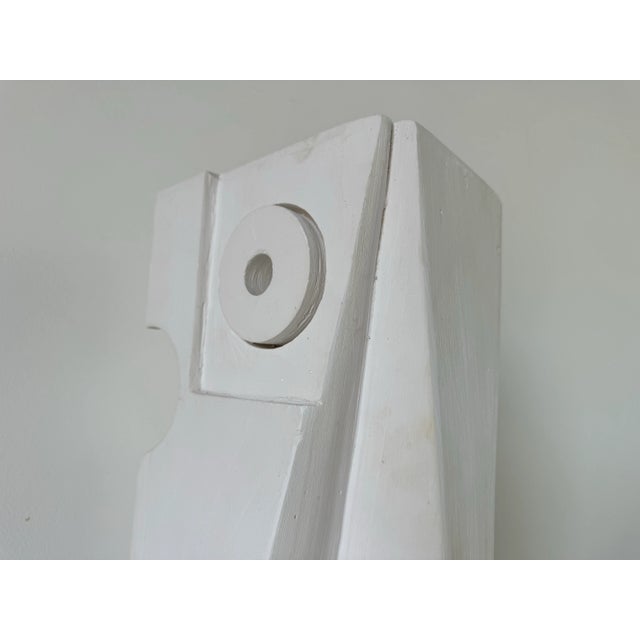 Modern Architectural - Geometric Abstract Plaster Sculpture For Sale - Image 10 of 12