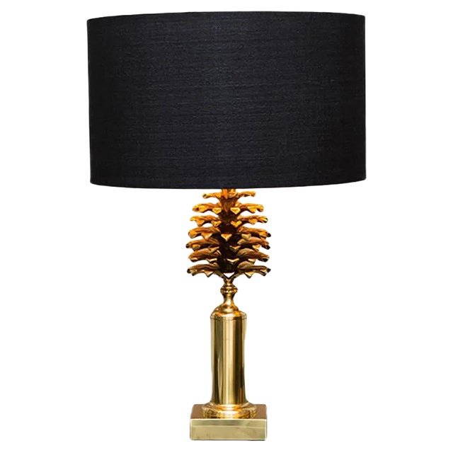 Pinecone Table Lamp from Maison Charles, 1970s For Sale
