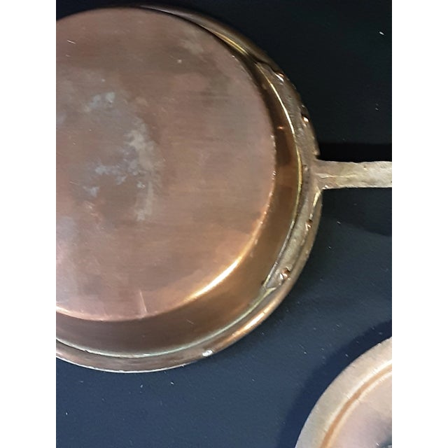 Vintage Hand-Forged Copper Holloware Set- 6 Pieces For Sale - Image 4 of 6