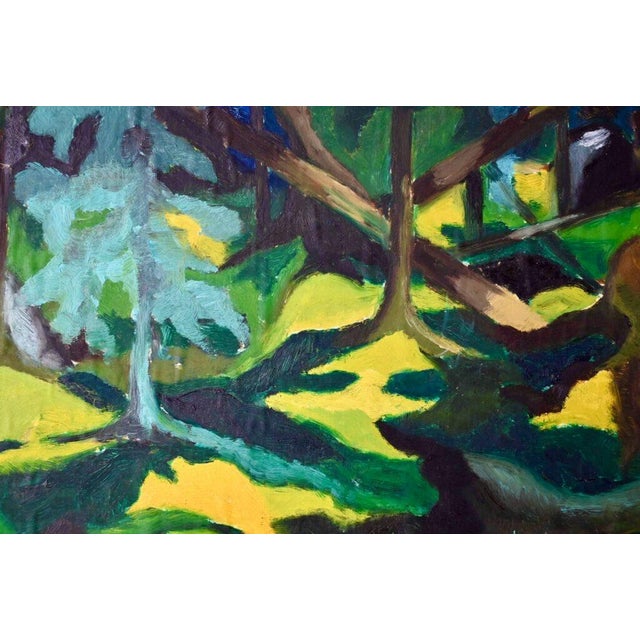 S. Oliver, Swedish Landscape, Painting, 1964 For Sale - Image 3 of 11