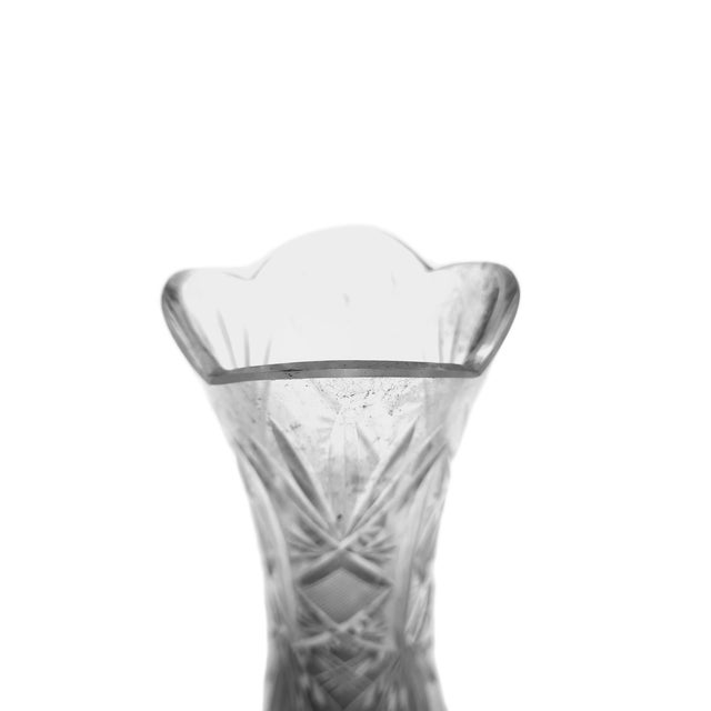 Vintage Polish Crystal Vase, 1930s, in Good conditions. Designed 1920 to 1949