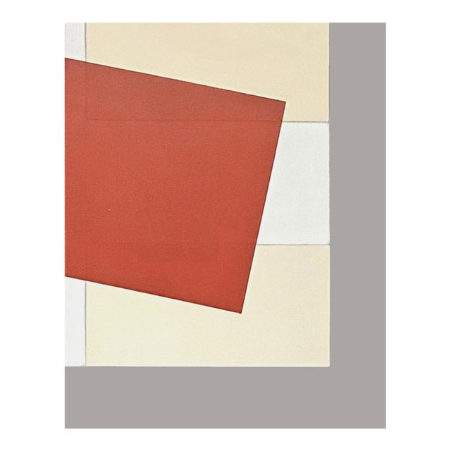 "Burden" Contemporary Minimalist Geometric Oil Painting by Shyun Song For Sale