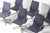 EA109 Office Chairs in Blue Grey Fabric by Charles and Ray Eames for Herman Miller, 1980s, Set of 6 For Sale - Image 12 of 18