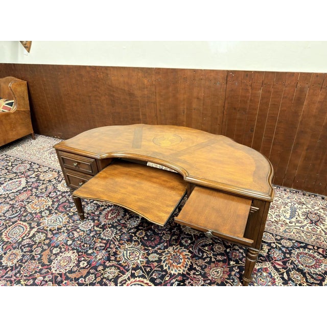 English Writing Desk with Back Panel For Sale - Image 16 of 18