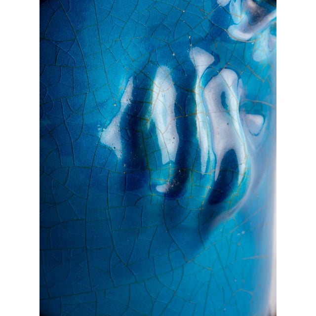 Vintage Italian Distorto Vase with Finger Prints by Carlo Zauli, 1972 For Sale - Image 4 of 13