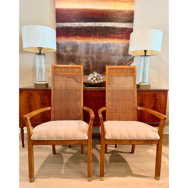 Hollywood Regency 1970’s Stanley Italian Provincial Dining Chairs - Set of 6 For Sale - Image 3 of 10
