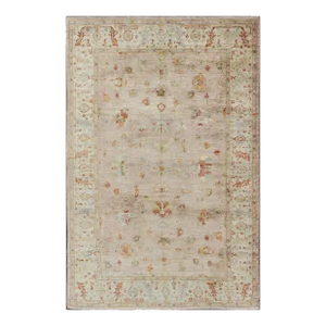 Keivan Woven Arts Angora Turkish Oushak Rug in Pink and Multi Colors 12'3"x17'9"