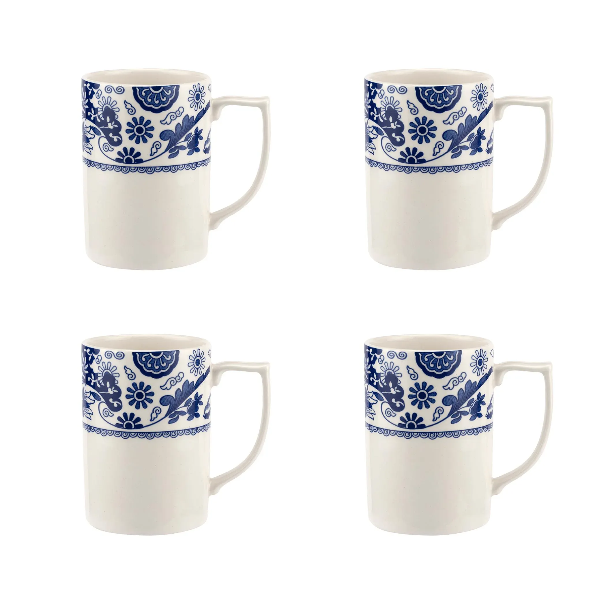 Spode Sottobicchieri blu italiani, set di 6