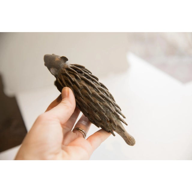 Vintage African Porcupine Sculpture For Sale In New York - Image 6 of 7