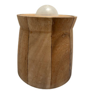 Vintage Midcentury Scandinavian Wood Ice Bucket