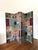 Folk-Inspired Wallpaper Folding Screen, Four Panels, C. 1970s For Sale In San Diego - Image 6 of 11