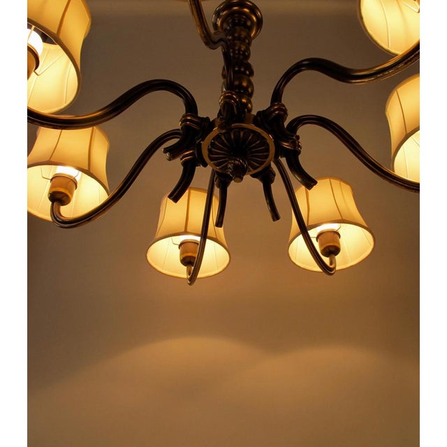 Chandelier by Hugo Gorge, Austria, 1930s For Sale - Image 15 of 18